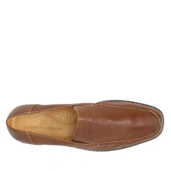 Sandro Mens 10 Loafers Brown Soft Leather Comfort/Casual Shoes Made In Brazil - Picture 5 of 13